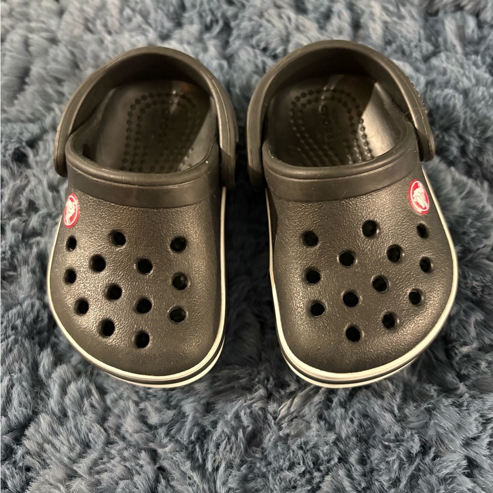 Kids Black Crocs